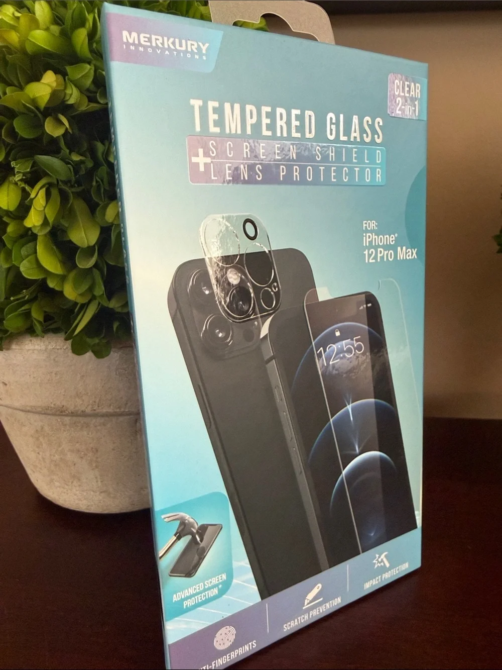 MERKURY INNOVATIONS ✨TEMPERED GLASS✨ SCREEN SHIELD + LENS PROTECTOR 🌟BNIB🌟